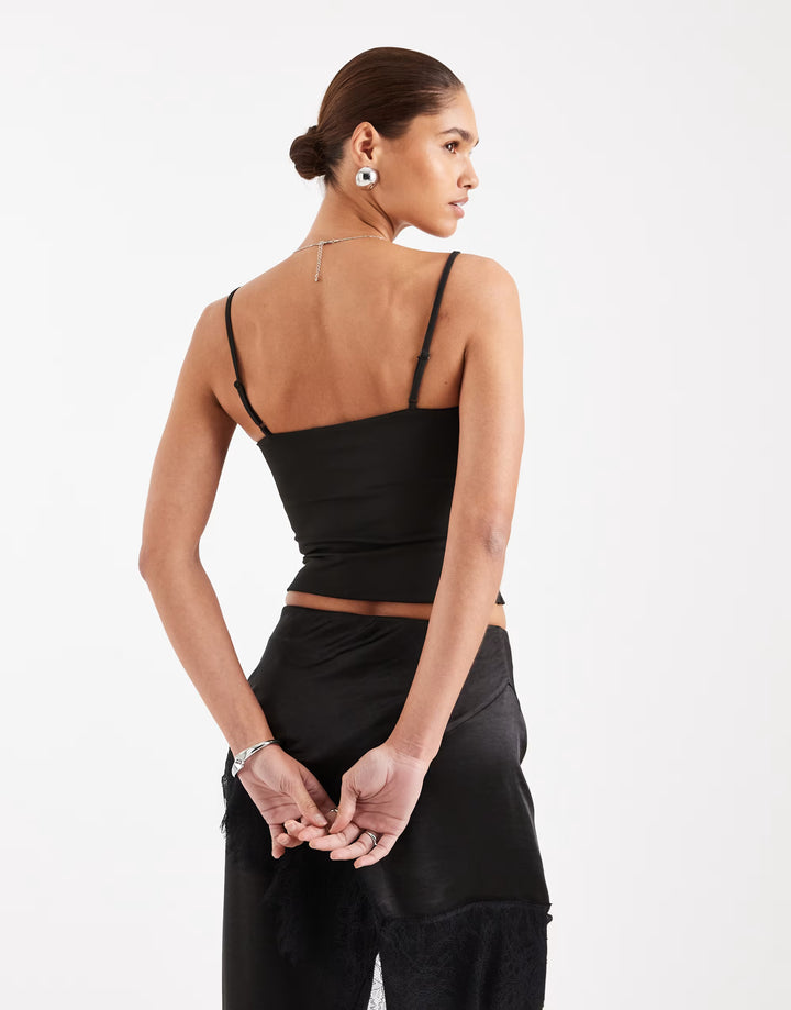 Top ASOS, negru