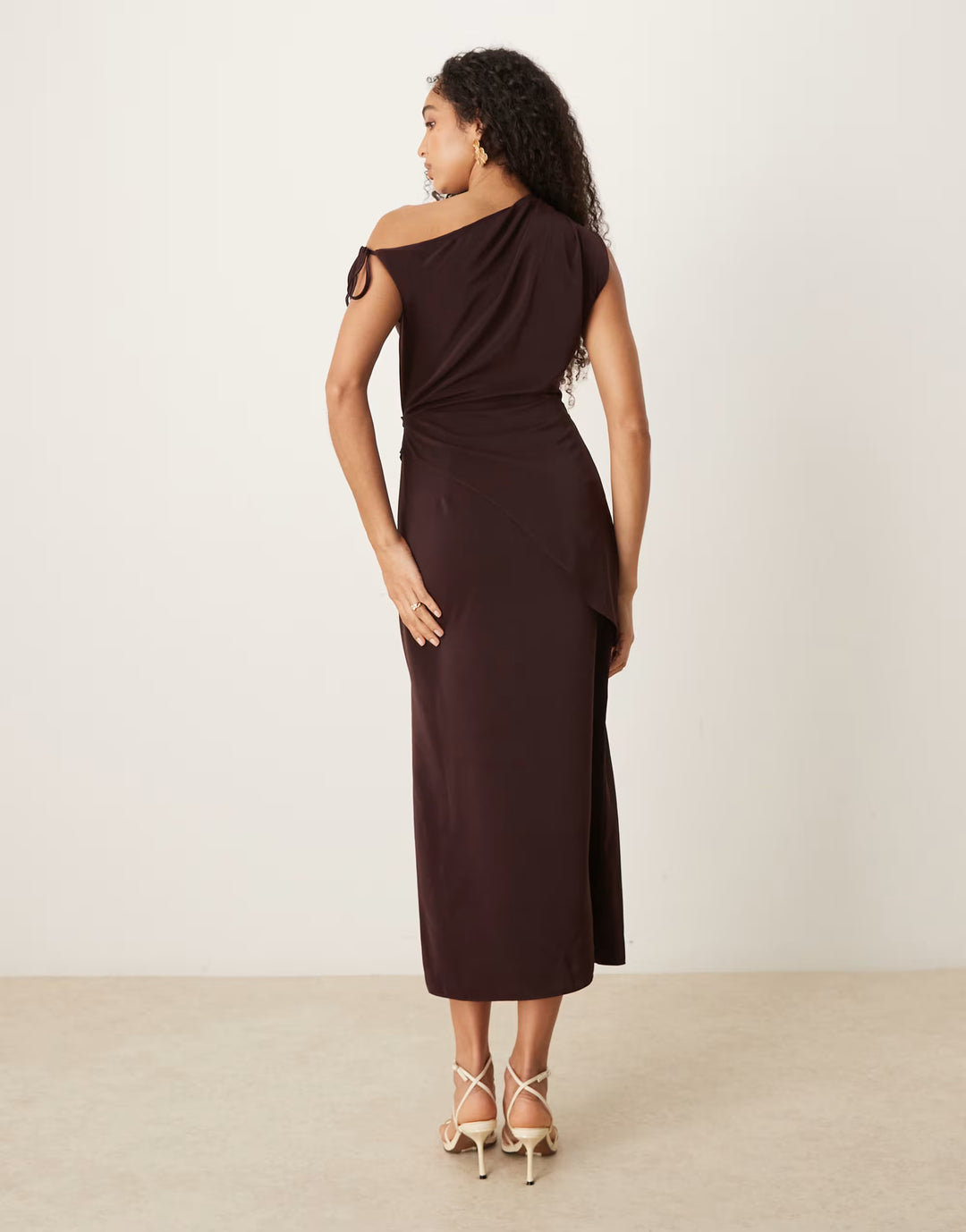 Rochie maxi ASOS, maro