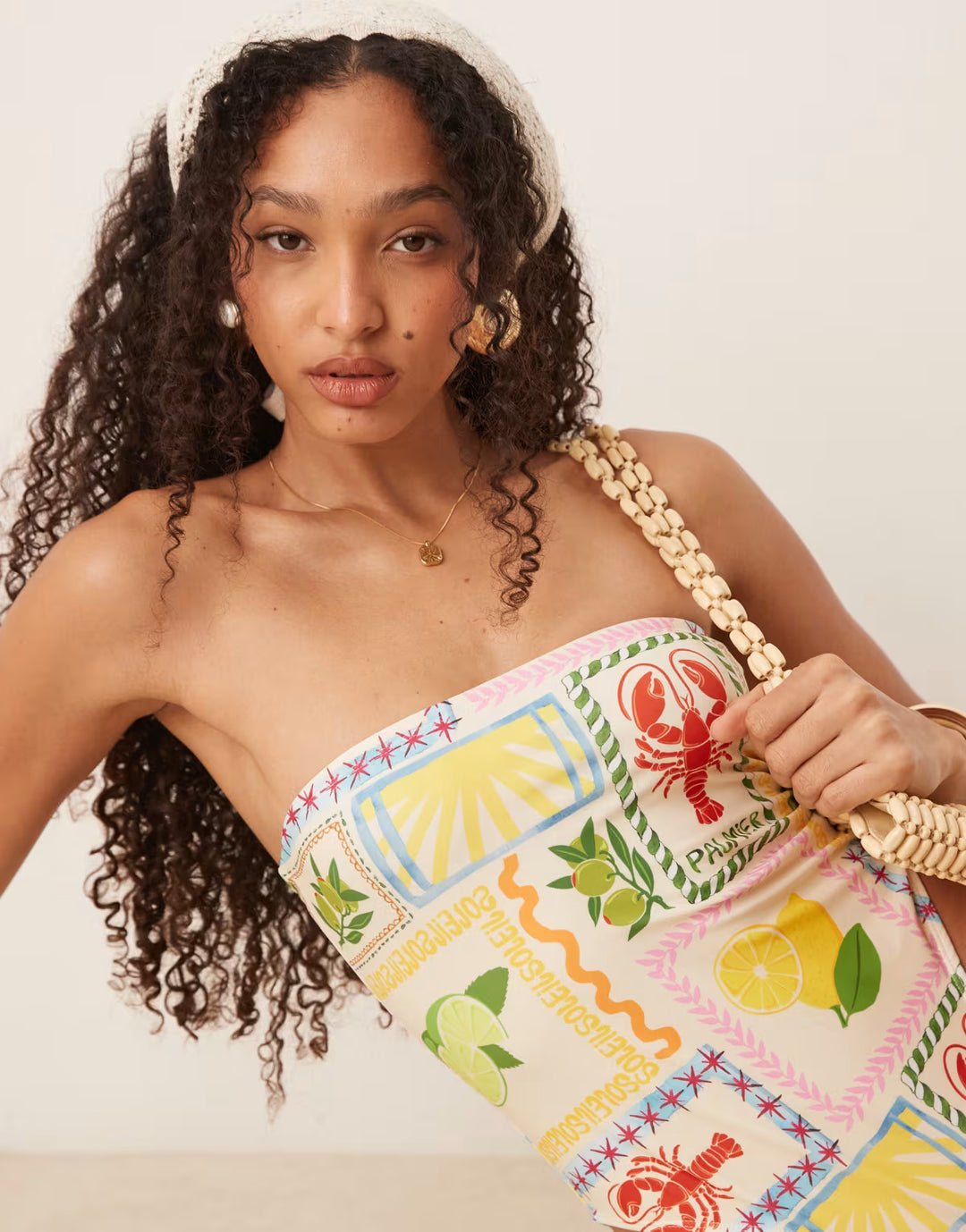 Costum de baie întreg ASOS, mix culori
