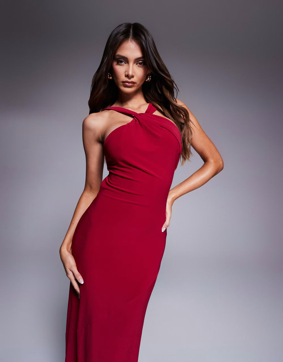 Rochie maxi ASOS, roșu