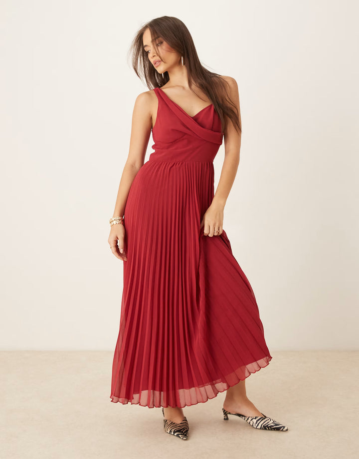 Rochie maxi ASOS, vișiniu