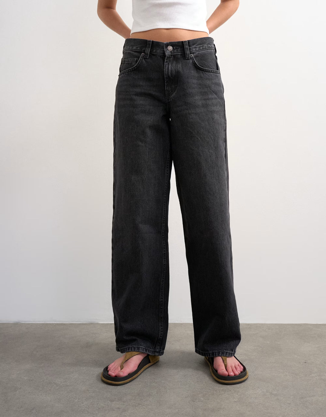 Jeans TOPSHOP, negru