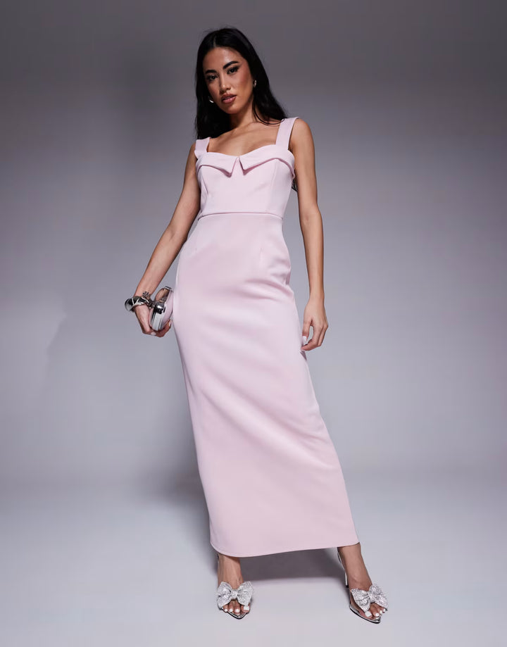 Rochie maxi ASOS, roz