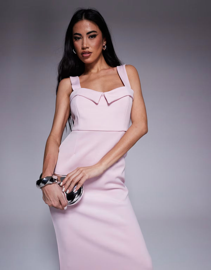Rochie maxi ASOS, roz