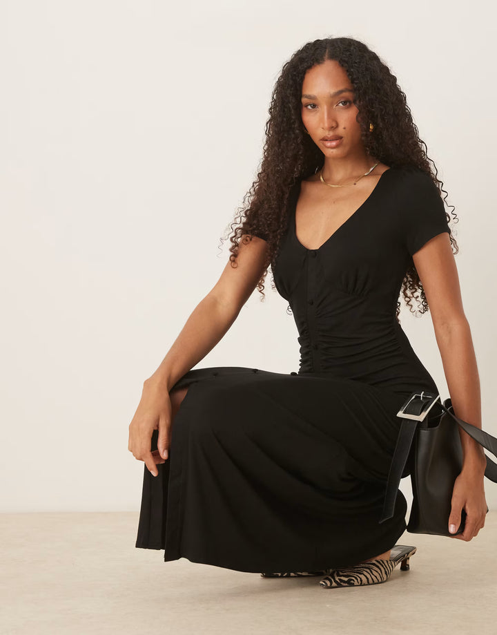 Rochie maxi ASOS, negru