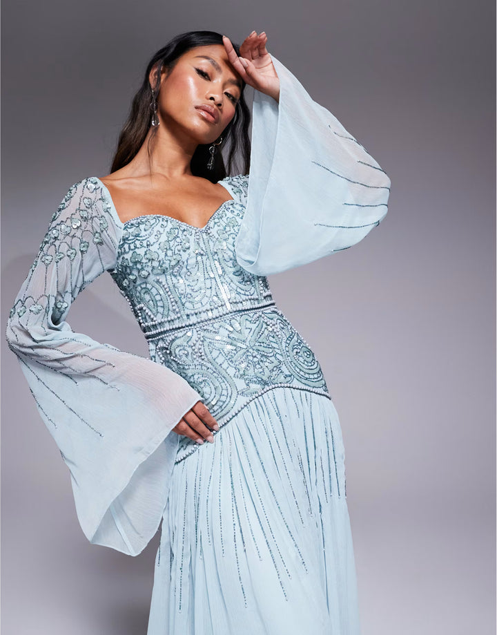 Rochie de ocazie ASOS, verde