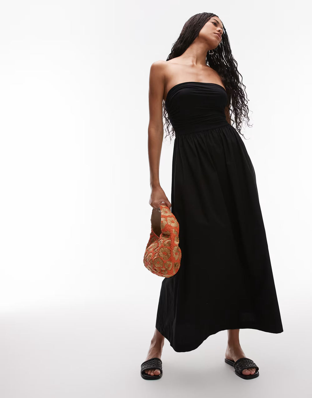 Rochie maxi ASOS, negru