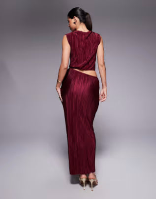 Rochie maxi ASOS, vișiniu
