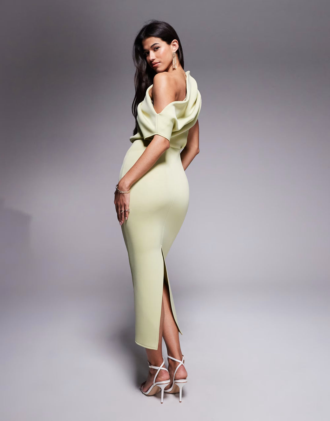 Rochie maxi ASOS, verde
