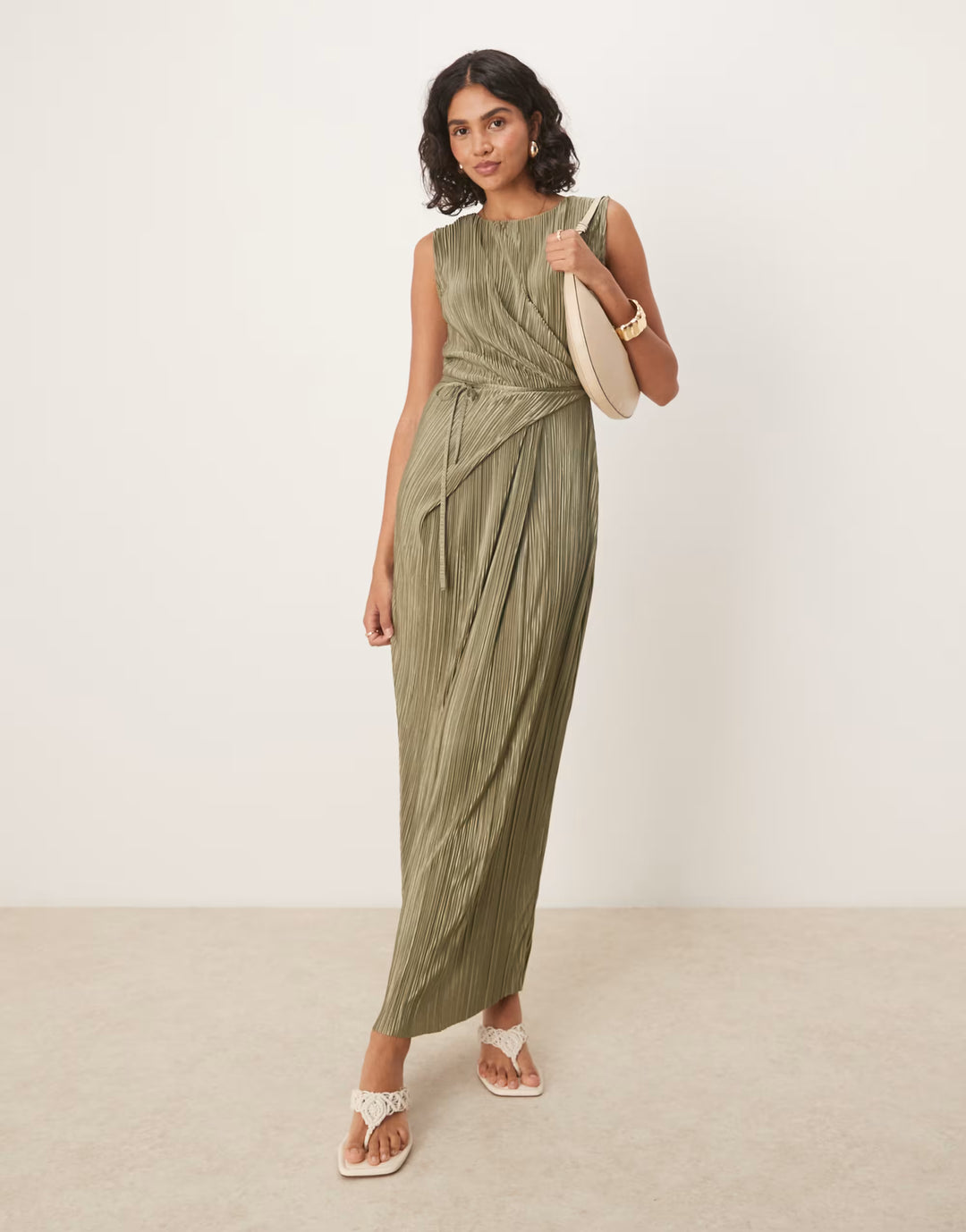 Rochie maxi ASOS, verde