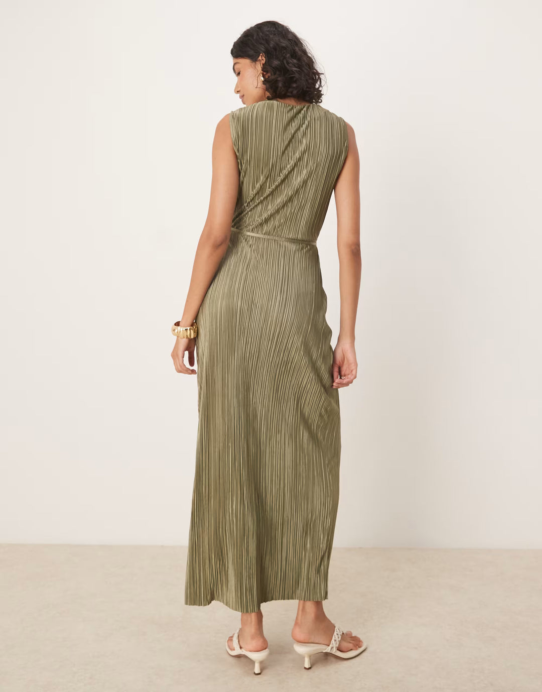 Rochie maxi ASOS, verde