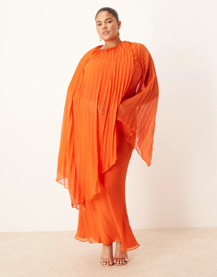 Rochie maxi ASOS, portocaliu