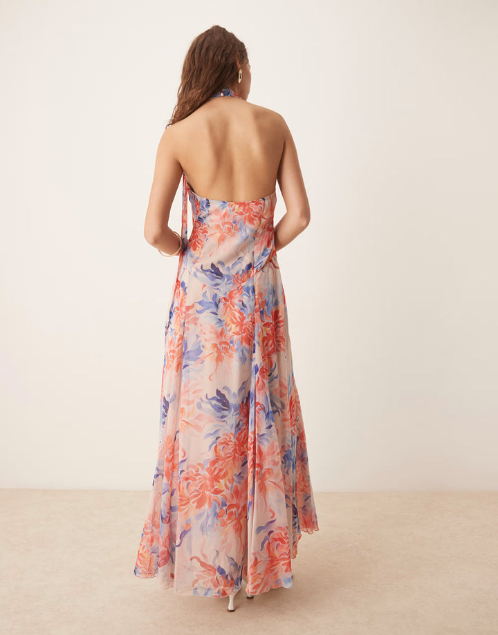 Rochie maxi ASOS, mix culori