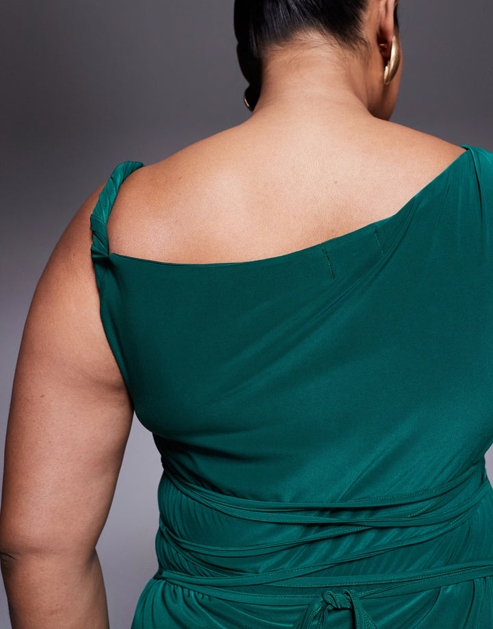 Rochie maxi ASOS, verde