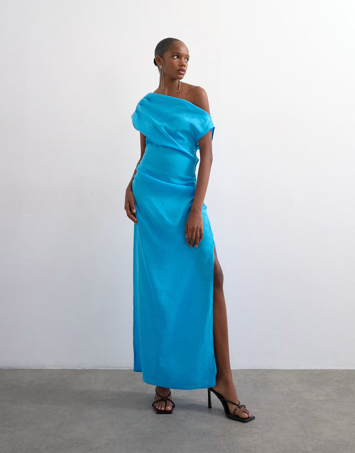 Rochie maxi ASOS, albastru