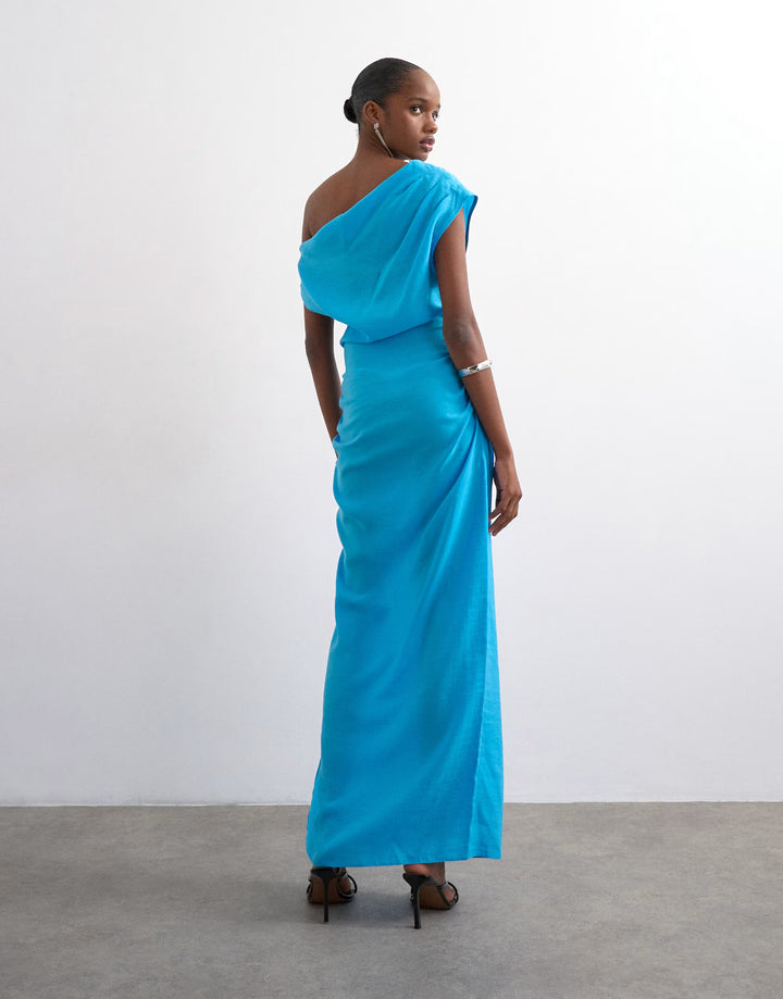 Rochie maxi ASOS, albastru