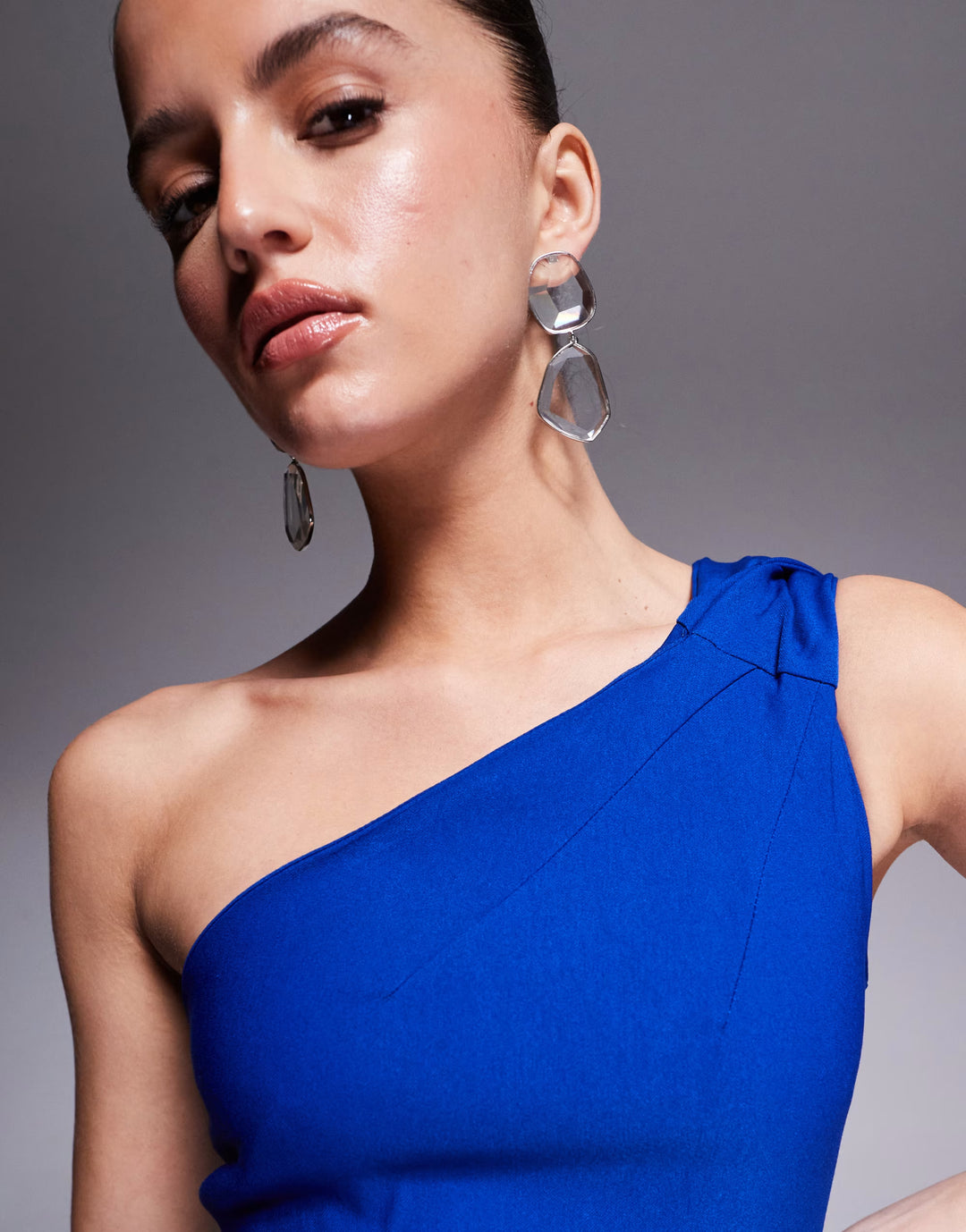 Rochie maxi VESPER, albastru
