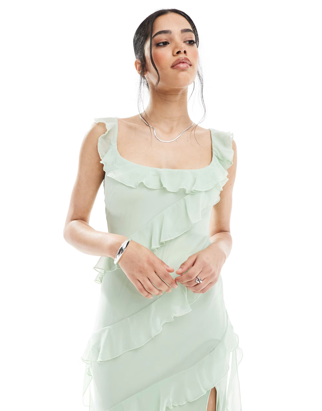 Rochie maxi NEW LOOK, verde