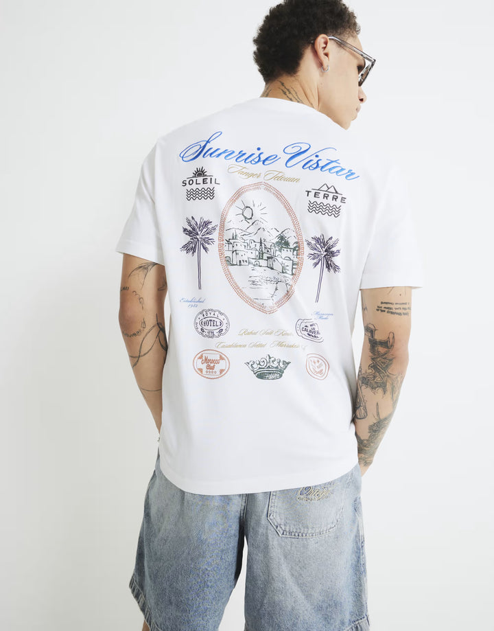 RIVER ISLAND póló, fehér