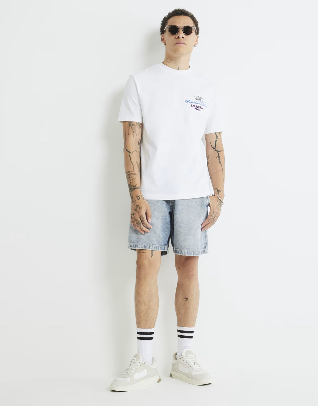 RIVER ISLAND póló, fehér