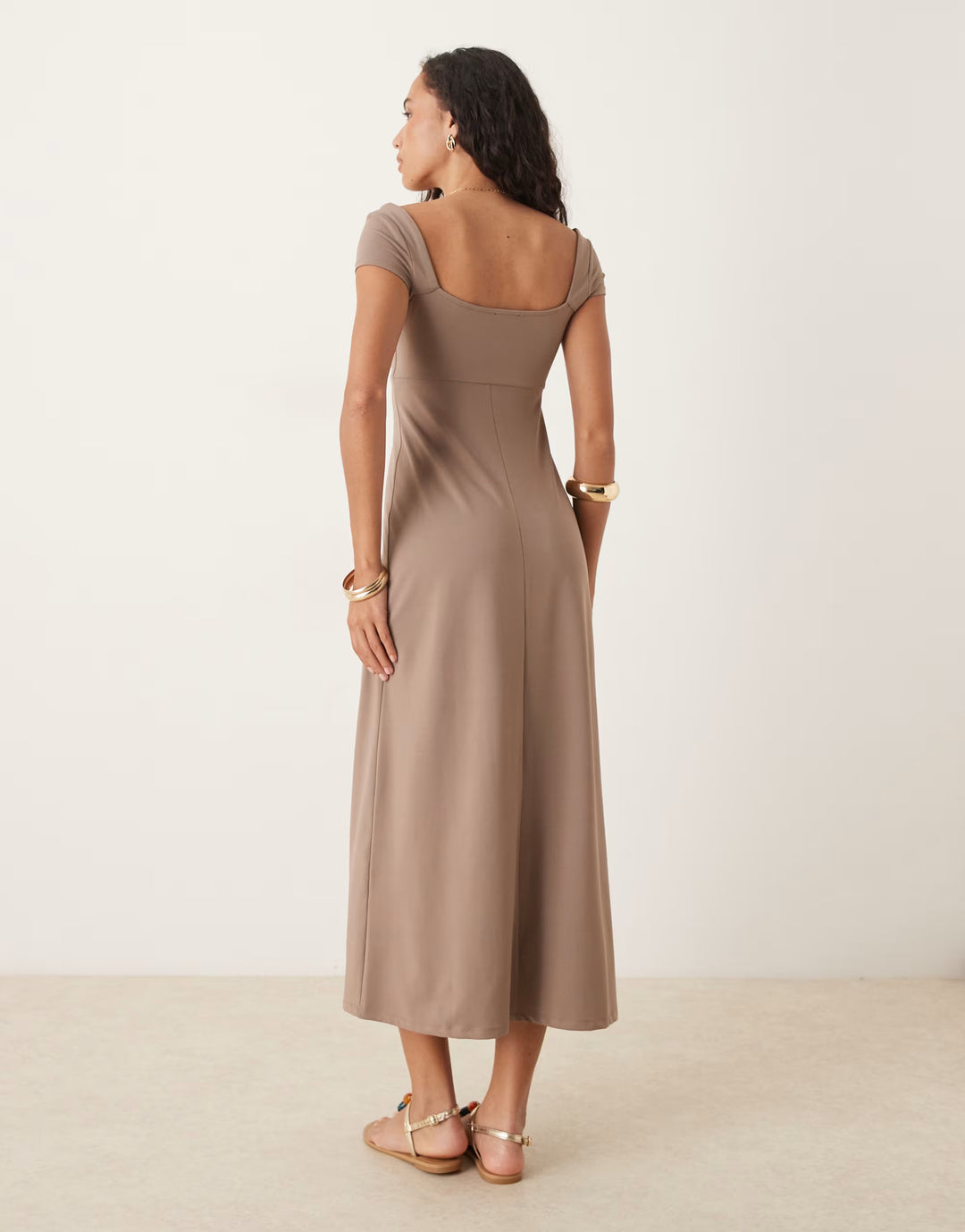 Rochie maxi ASOS, maro