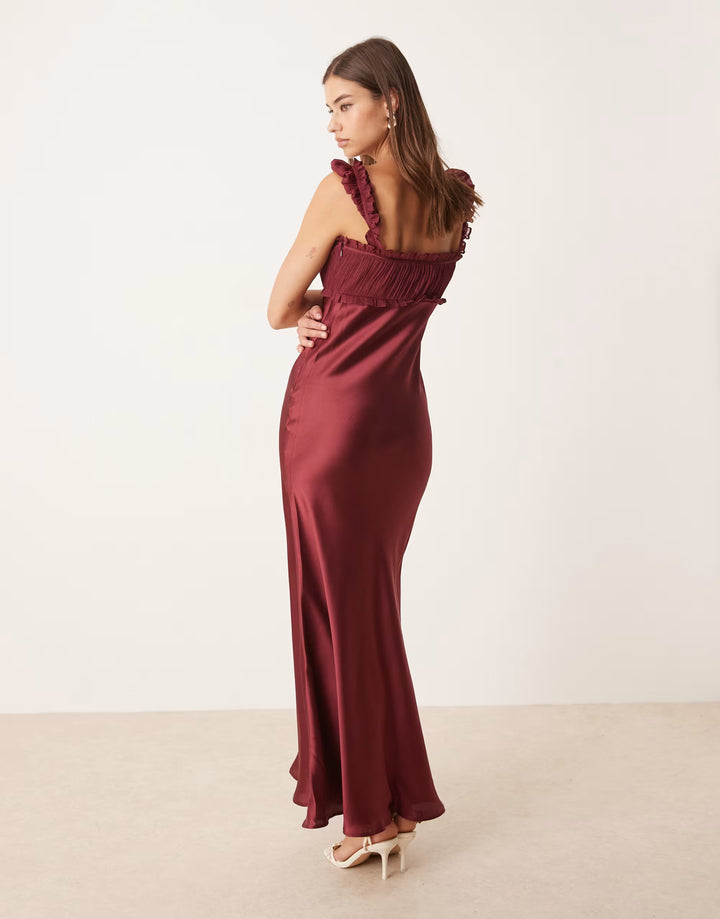 Rochie maxi ASOS, vișiniu