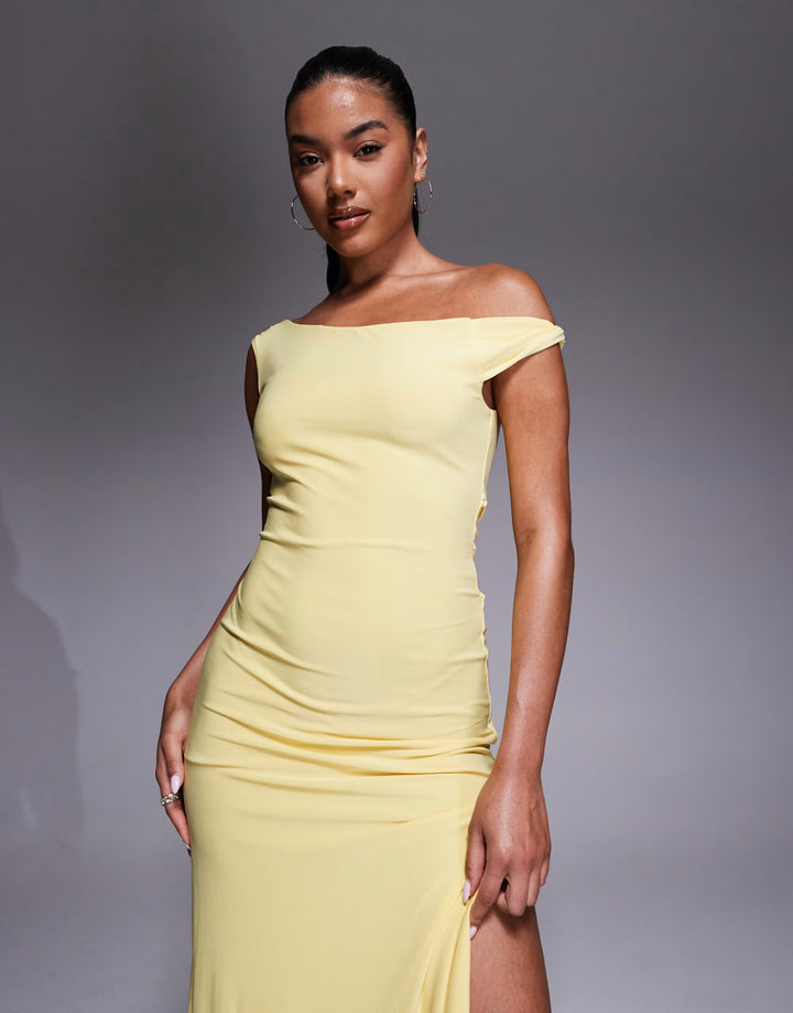 Rochie maxi ASOS, galben