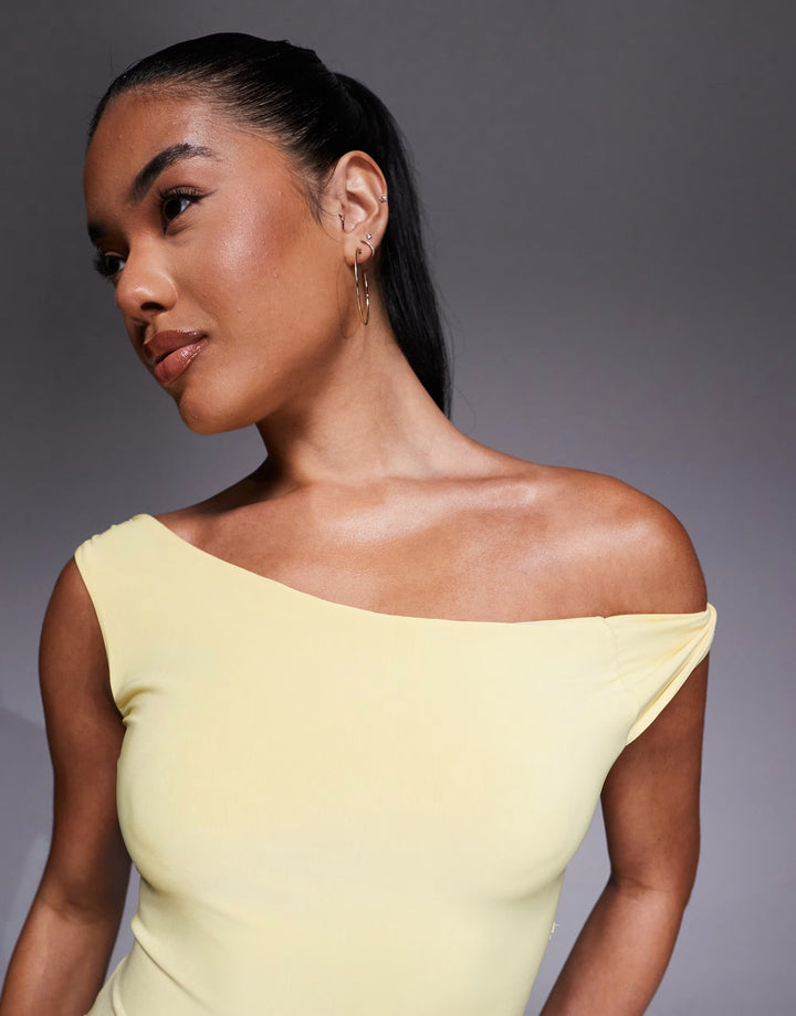 Rochie maxi ASOS, galben