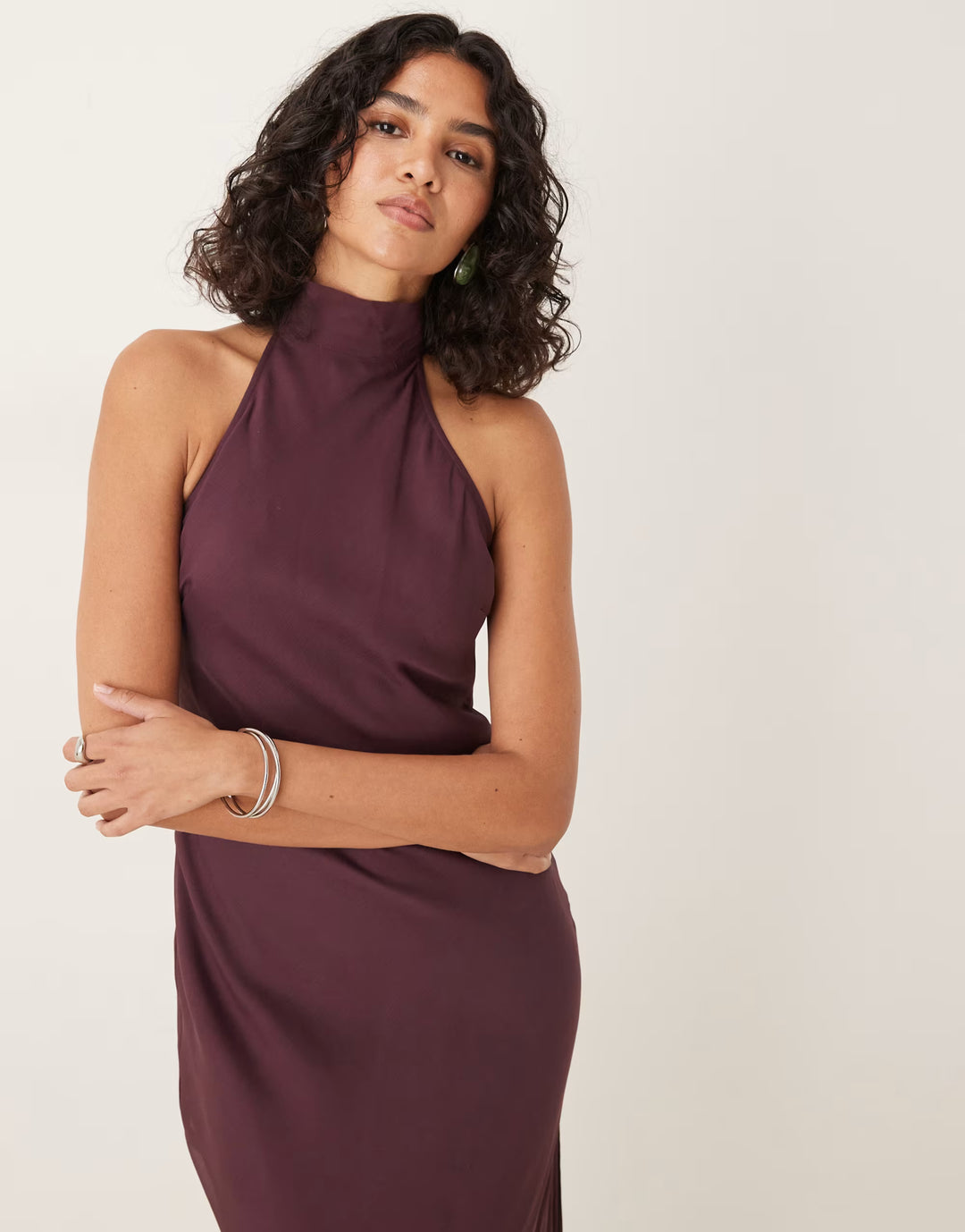 Rochie maxi ASOS, mov