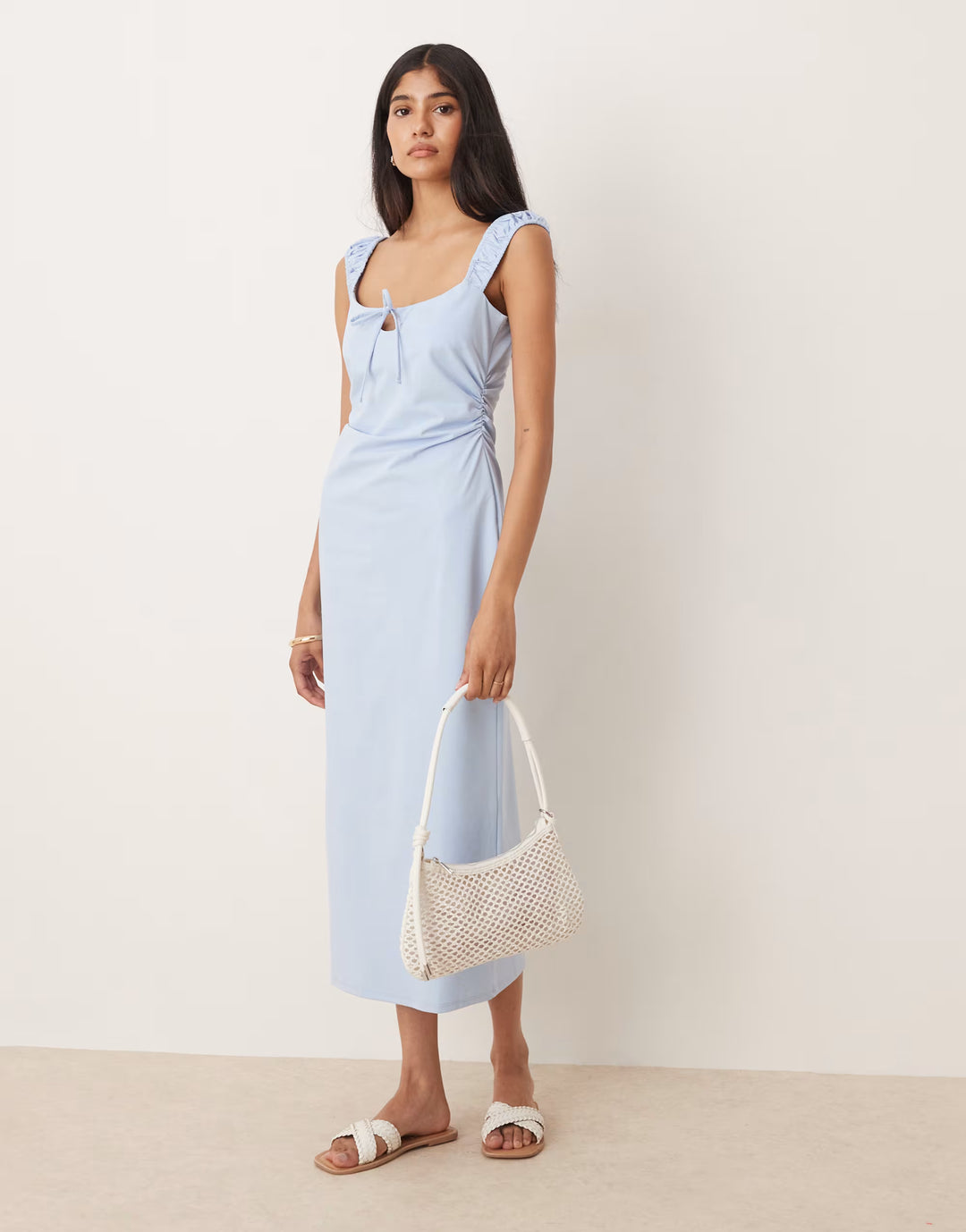 Rochie maxi ASOS, albastru