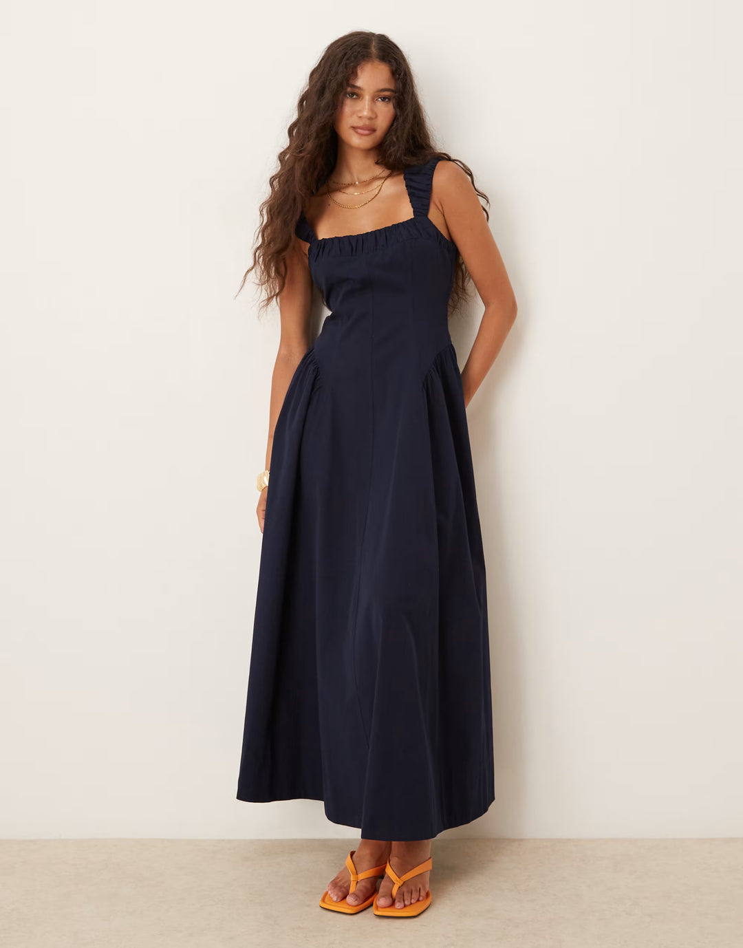 Rochie maxi ASOS, albastru