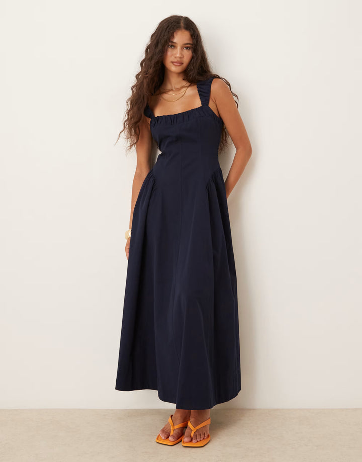 Rochie maxi ASOS, albastru