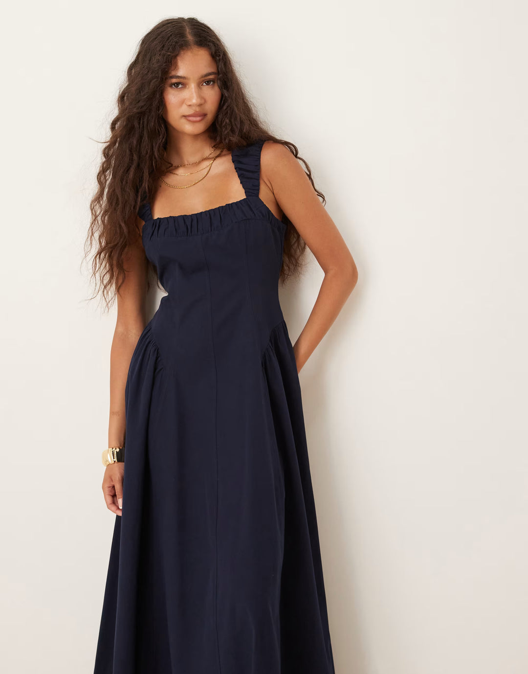 Rochie maxi ASOS, albastru