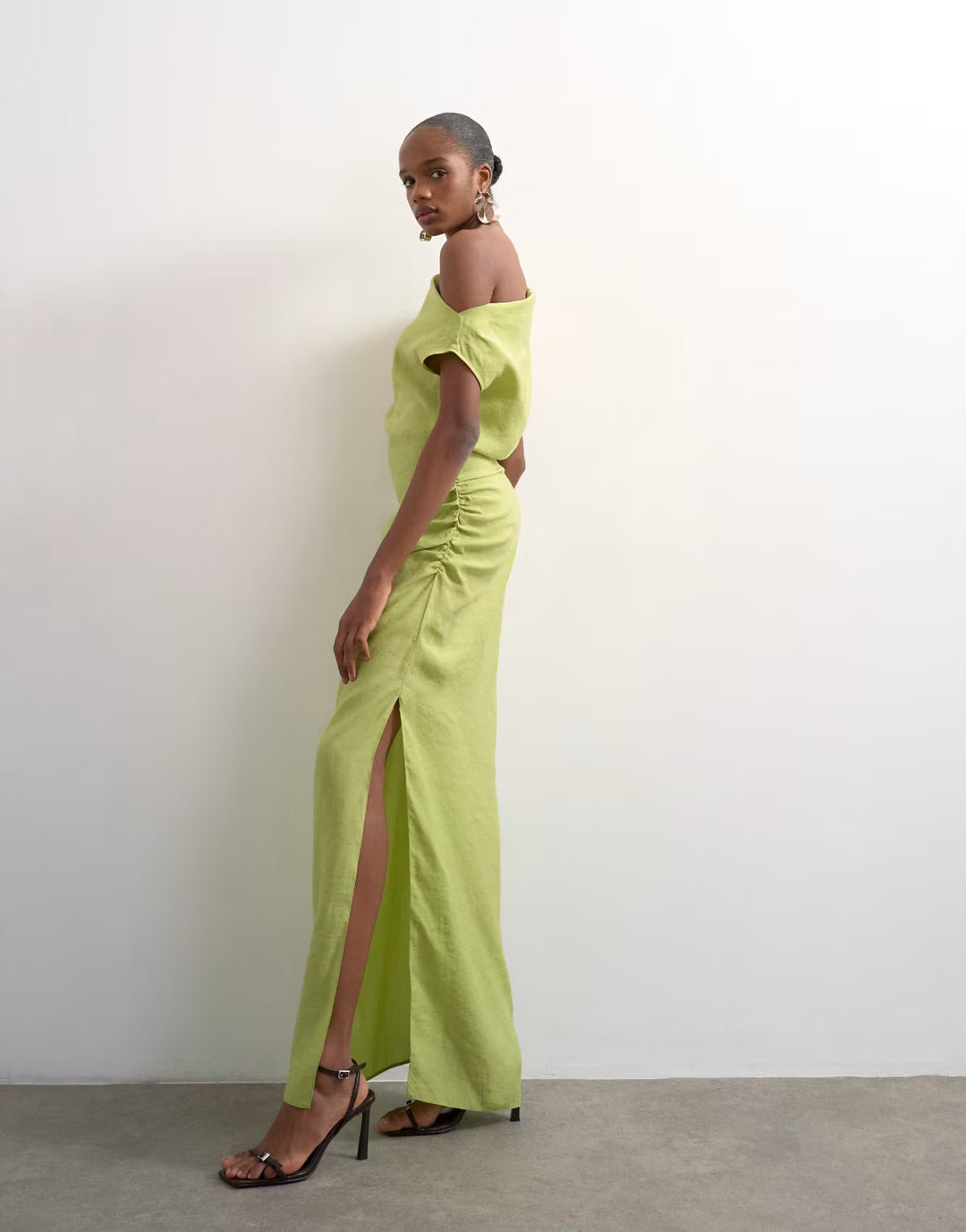 Rochie maxi ASOS, verde