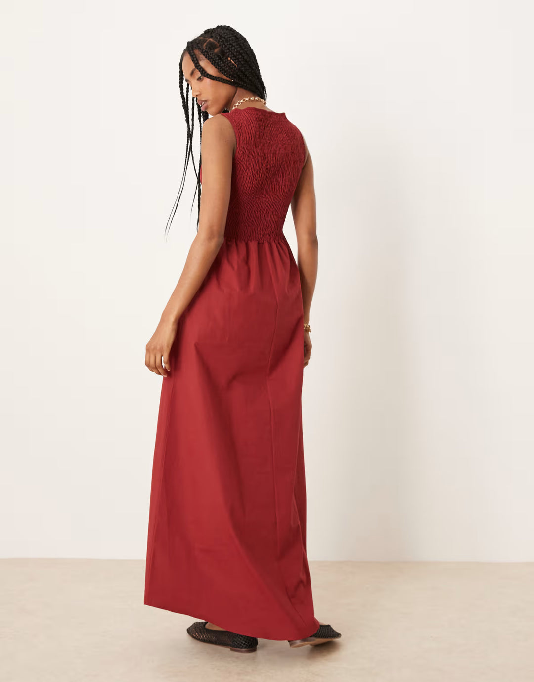 Rochie maxi ASOS, cărămiziu
