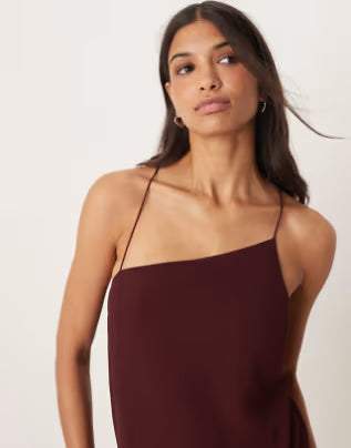 Rochie maxi ASOS, vișiniu