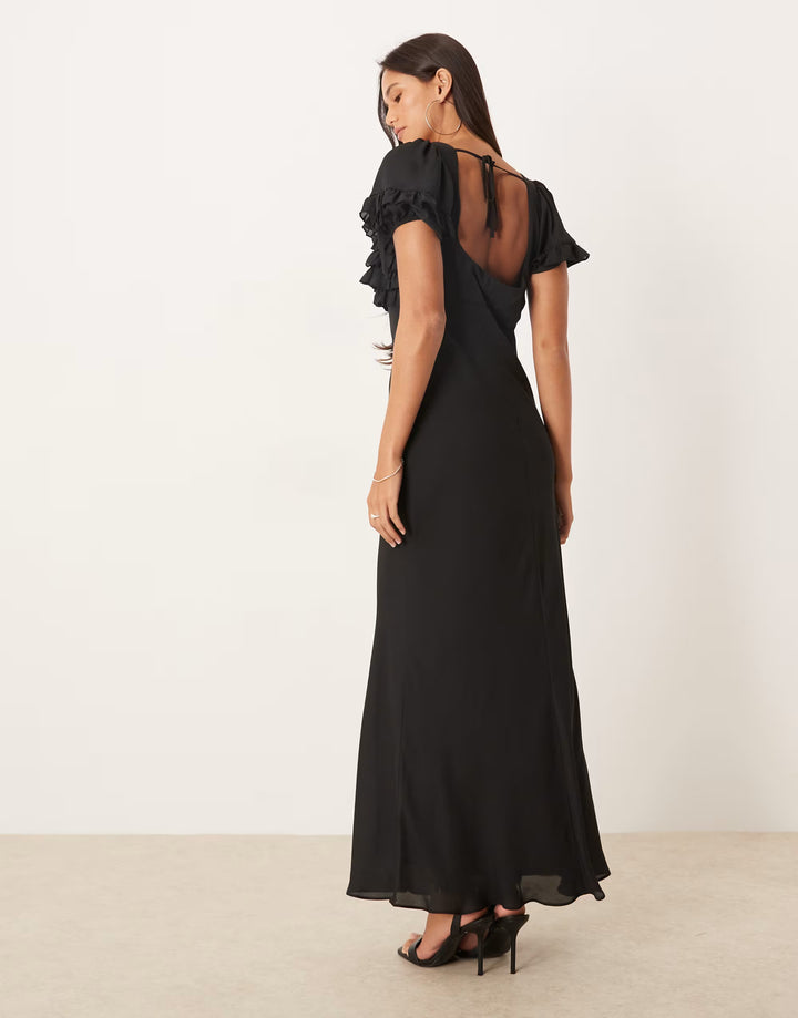 Rochie maxi ASOS, negru