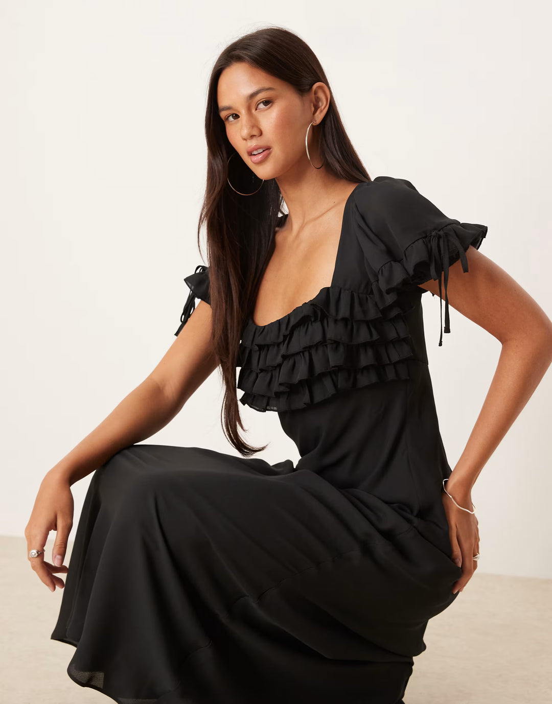 Rochie maxi ASOS, negru