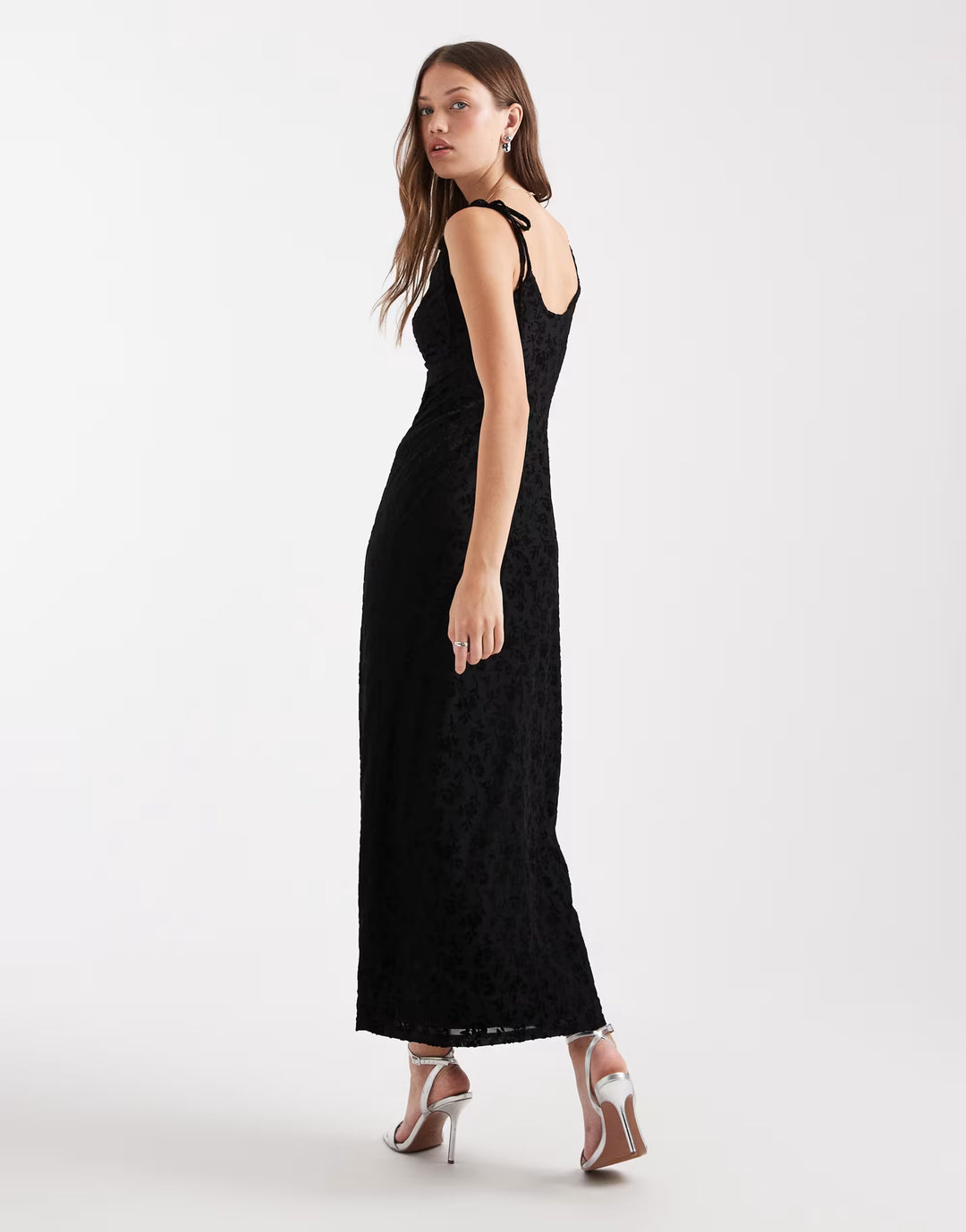 Rochie maxi MISS SELFRIDGE, negru