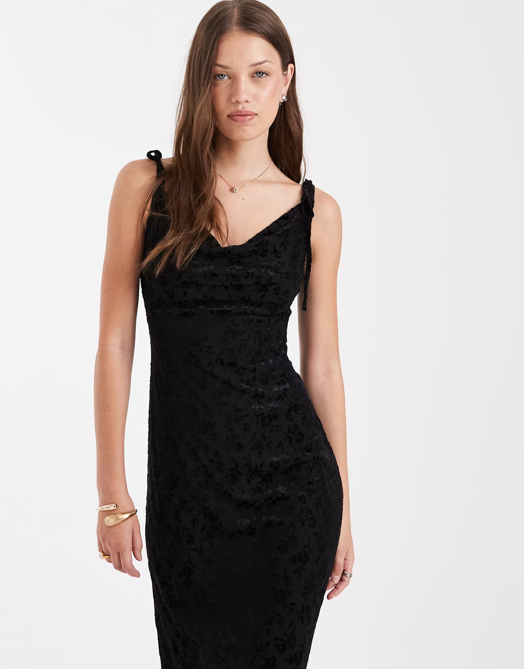 Rochie maxi MISS SELFRIDGE, negru