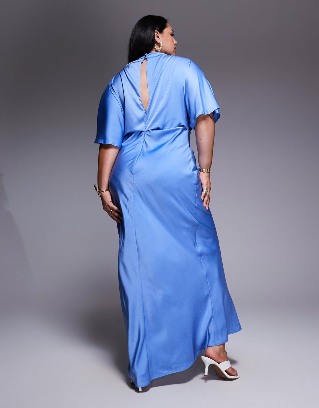 Rochie maxi ASOS, albastru