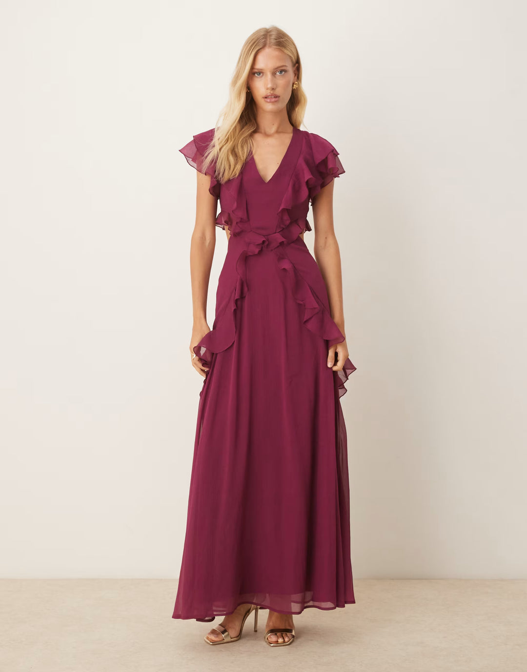 Rochie maxi ASOS, mov