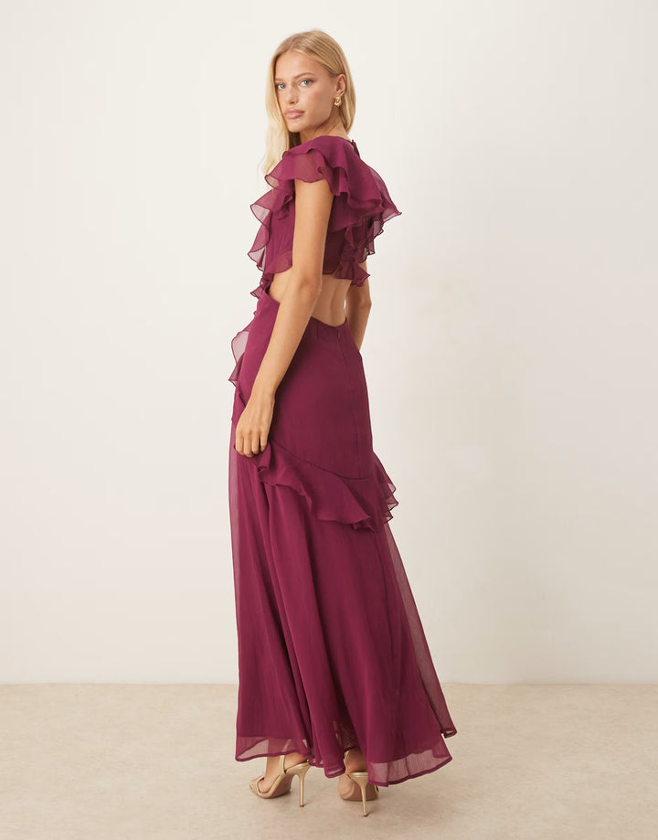 Rochie maxi ASOS, mov