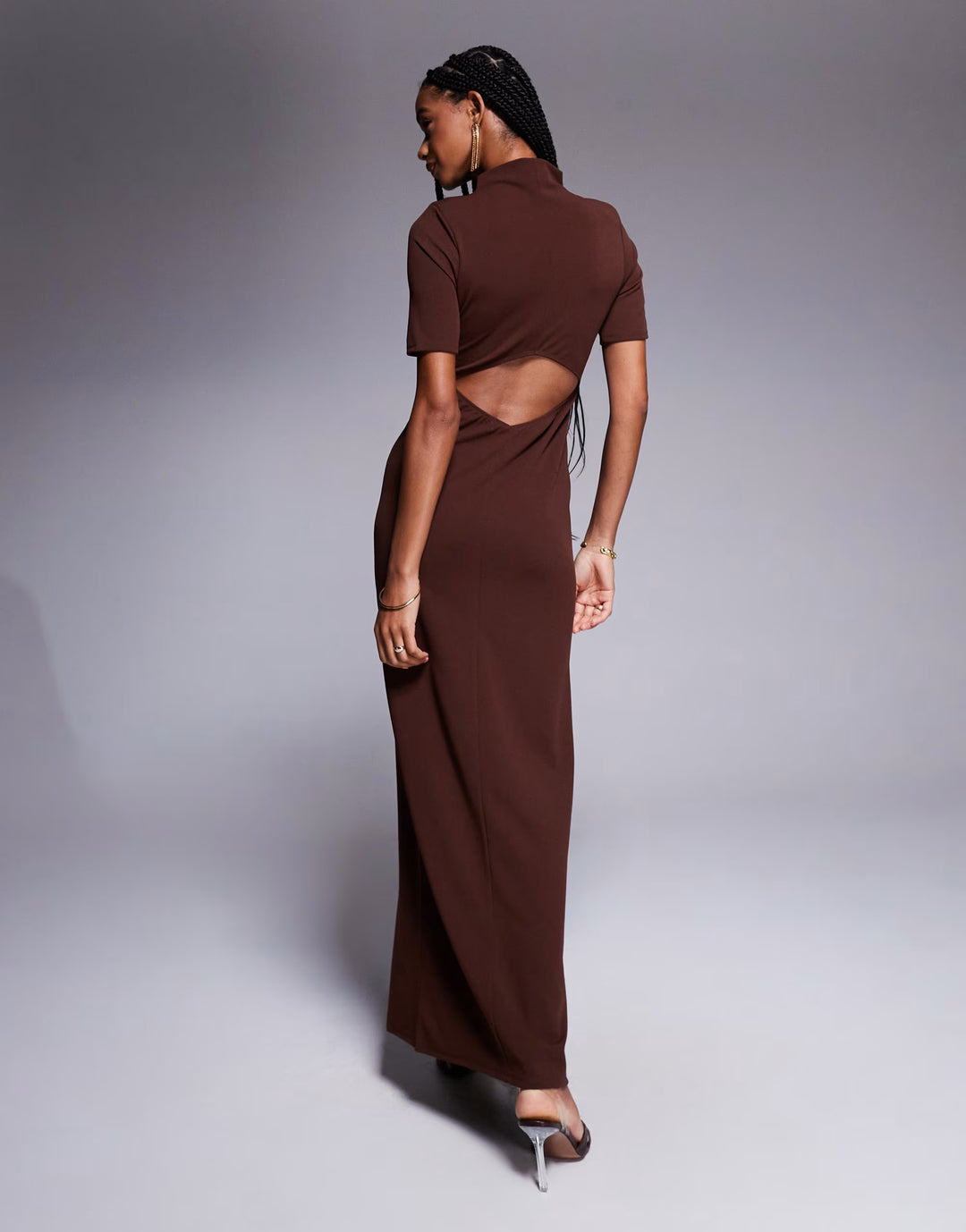 Rochie maxi ASOS, maro