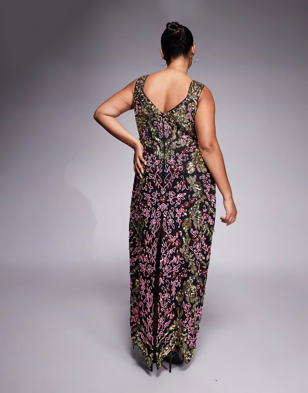 Rochie de ocazie Asos, mix culori