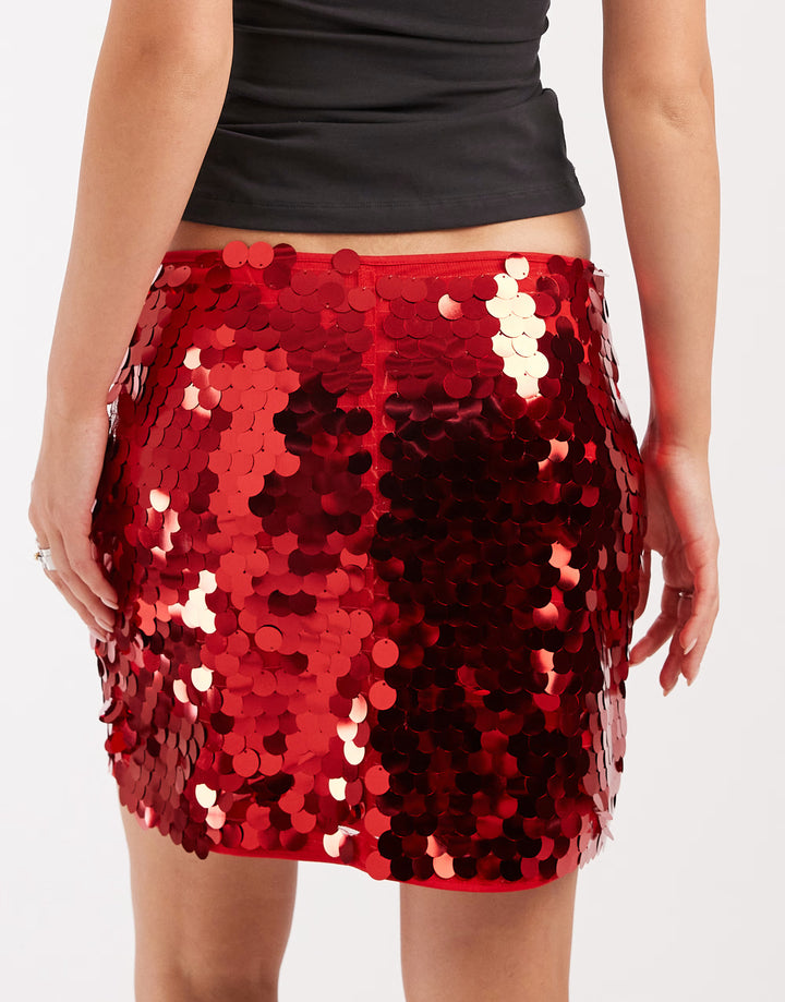 ASOS miniszoknya, piros