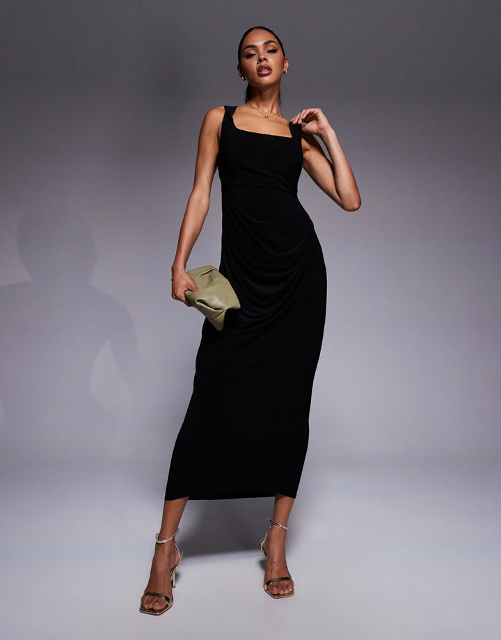 Rochie maxi ASOS, negru