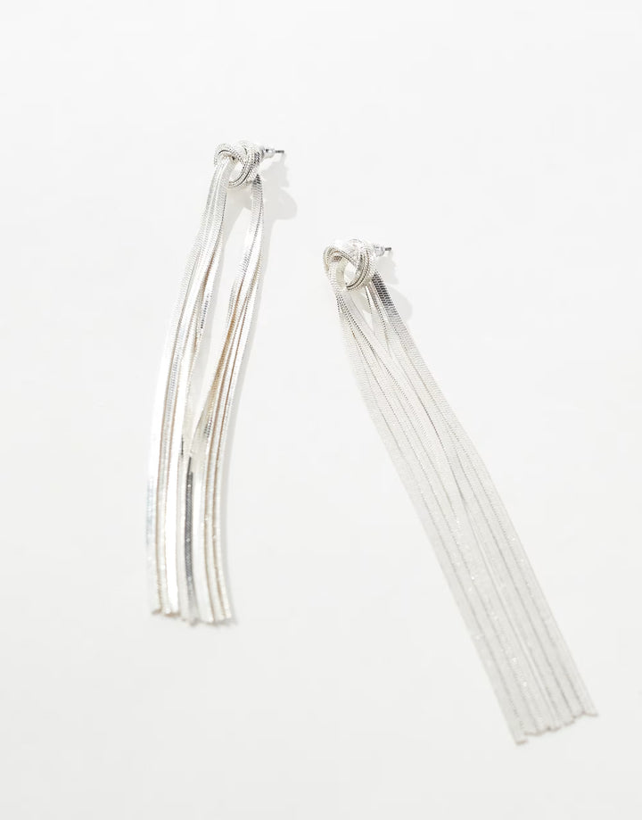 Cercei ACCESSORIZE, argintiu