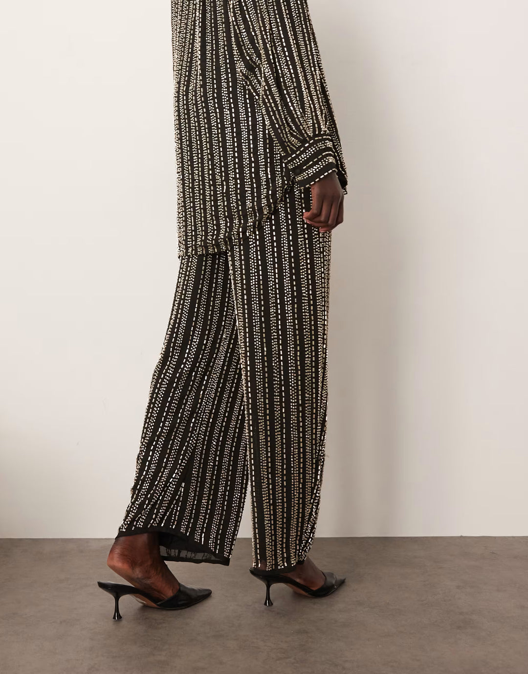 Pantaloni ARRANGE, fekete