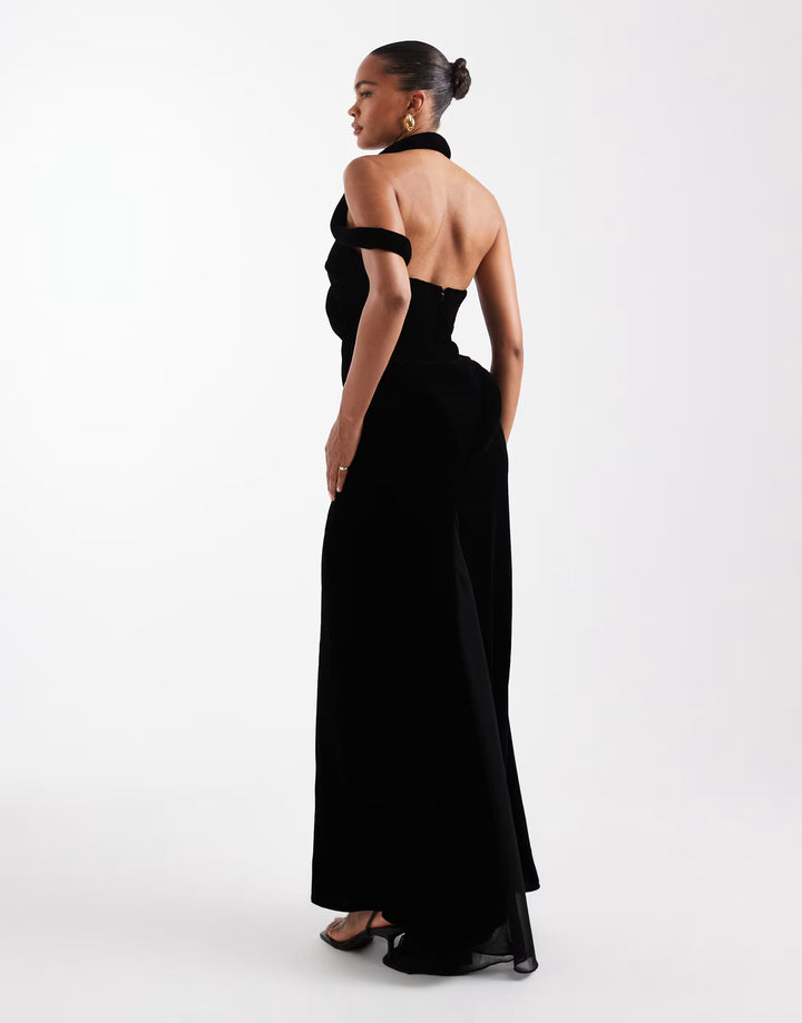 Rochie maxi ASOS, negru